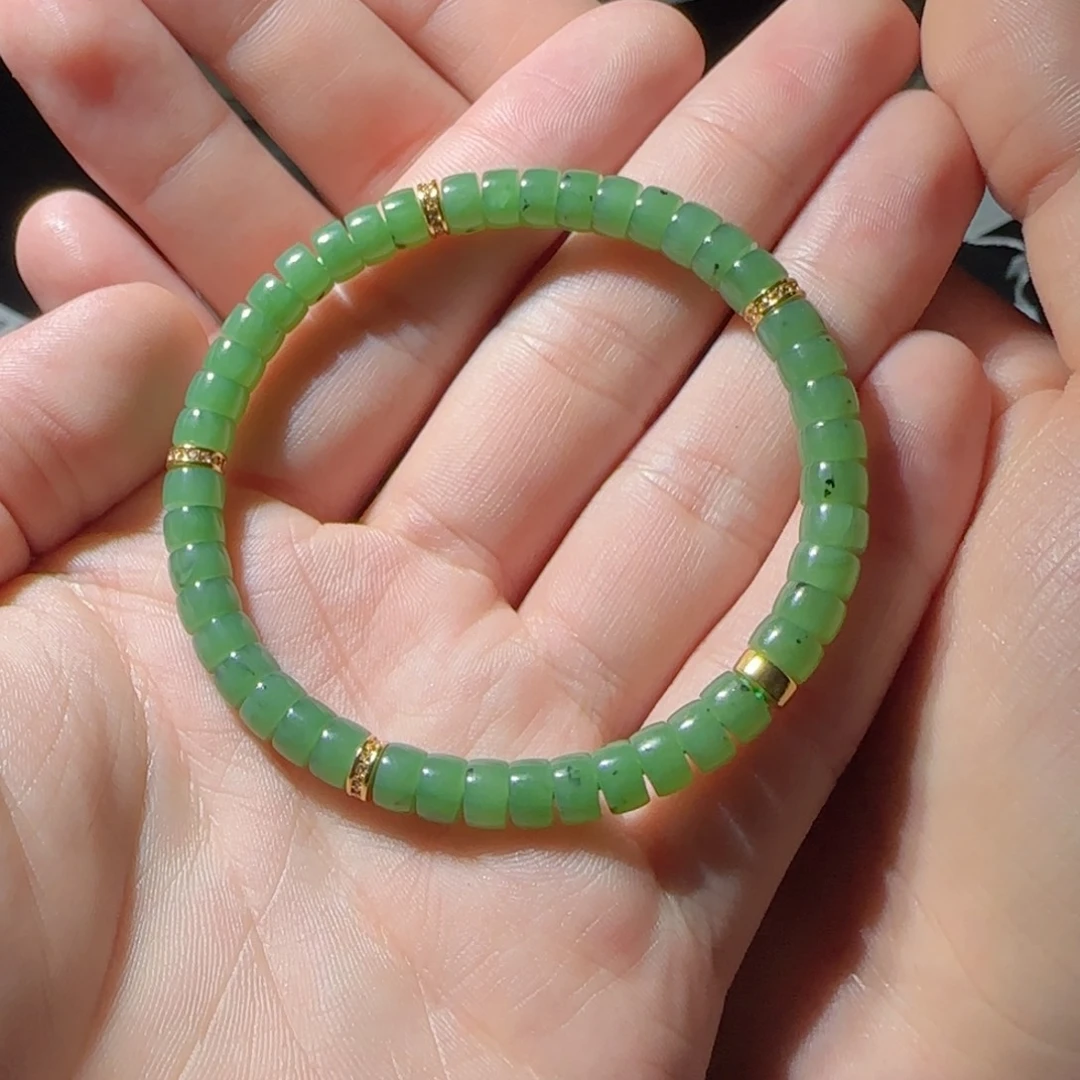 *****和田玉未镶嵌手链