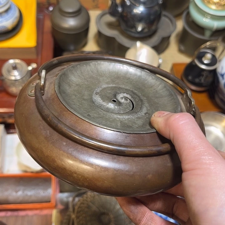 铜中古工艺品摆件