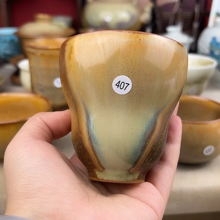 杯纯手工柴烧主人杯