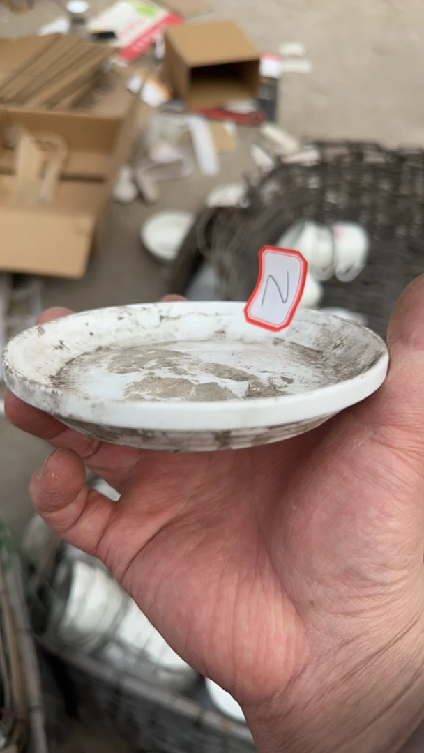 素胎强化瓷2号小碟2个 口径12