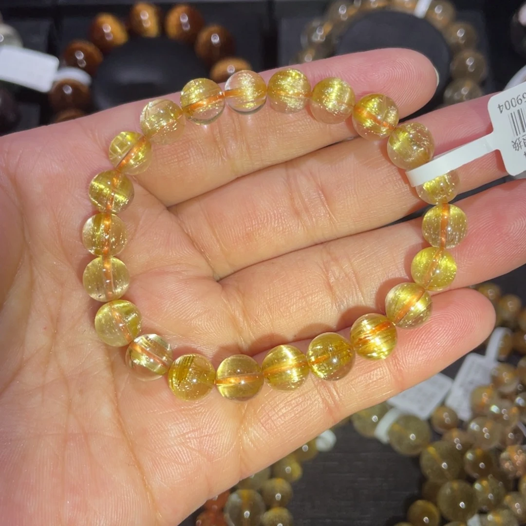 手链水晶未镶嵌钛晶8mm左右