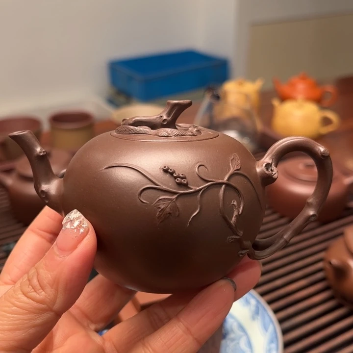 紫砂茶壶想**寞紫砂 原矿泥料