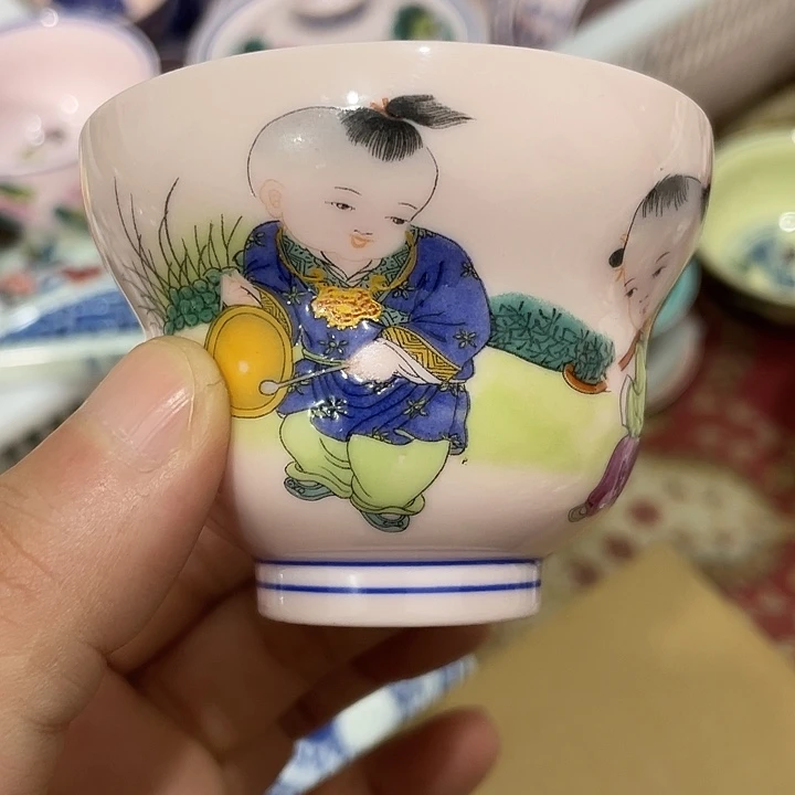 陶摆件景德镇陶瓷主杯2344