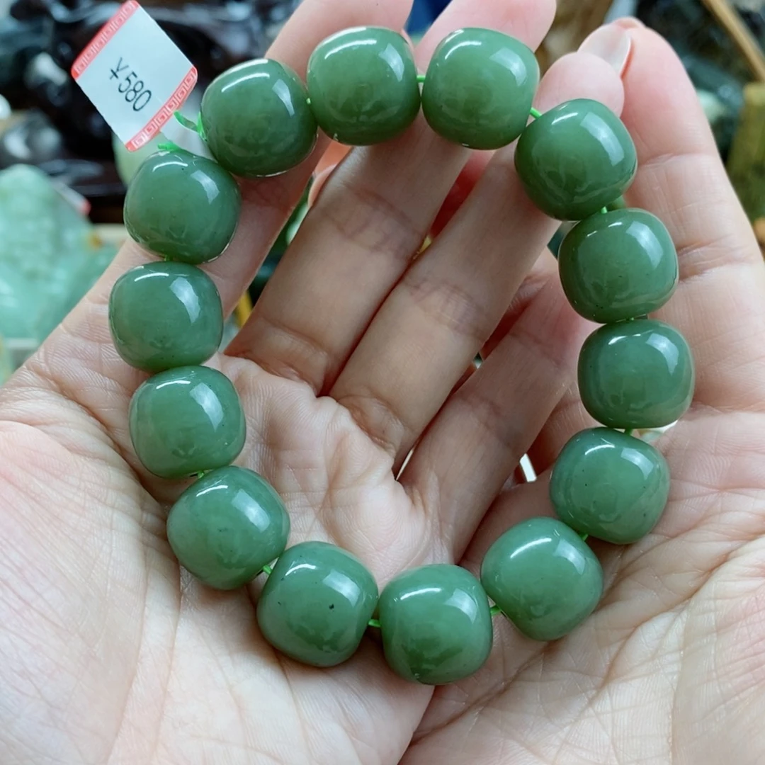 透闪石质玉手链未镶嵌