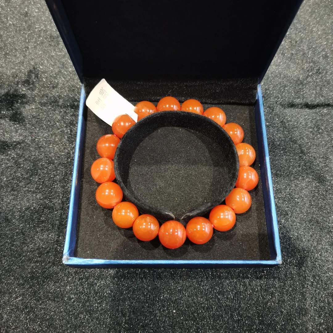 川料南红玛瑙联合料粉色调女士时尚单圈微瑕11m多样性南红珠三类