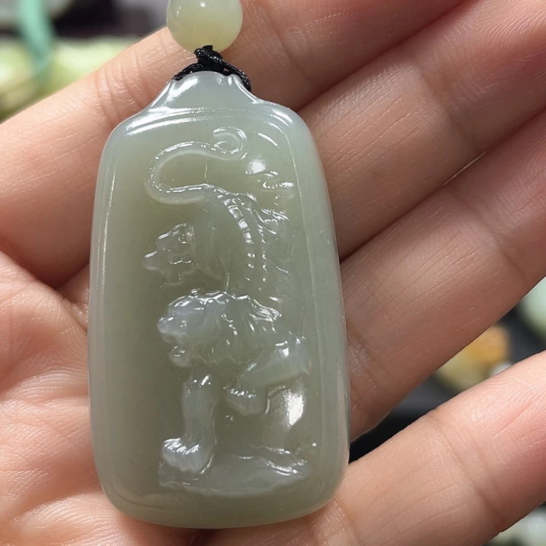 和田玉未镶嵌吊坠(不含链)