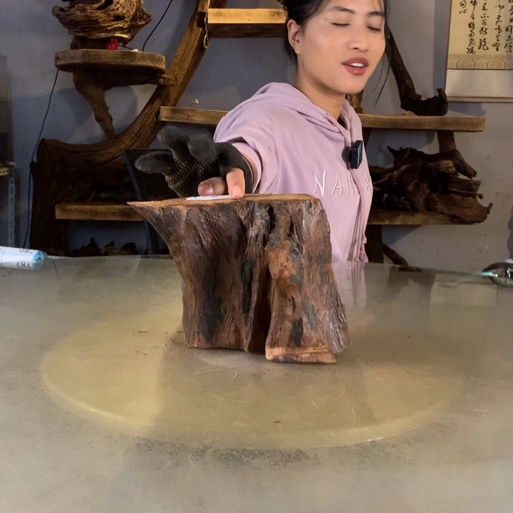 搁***浅天然云南紫柚木会黄水