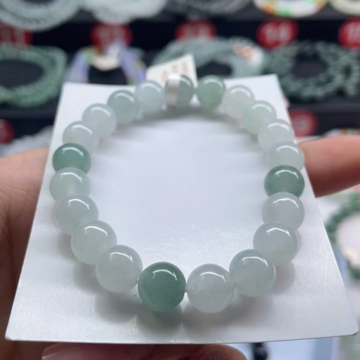 未镶嵌手链翡翠汐*?卡9