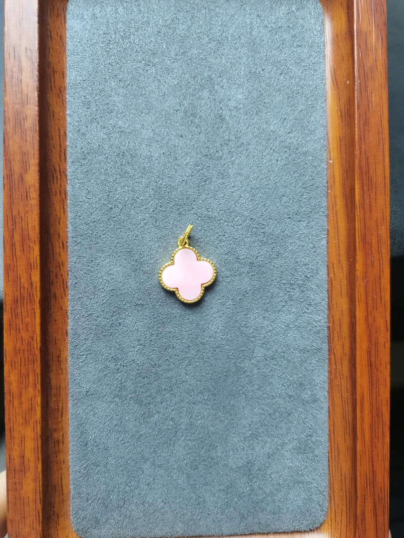 天然 贝壳 925银镶 颈饰