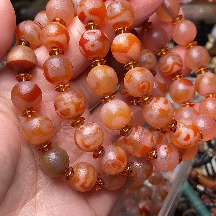 玛瑙/玉髓未镶嵌手链发一条