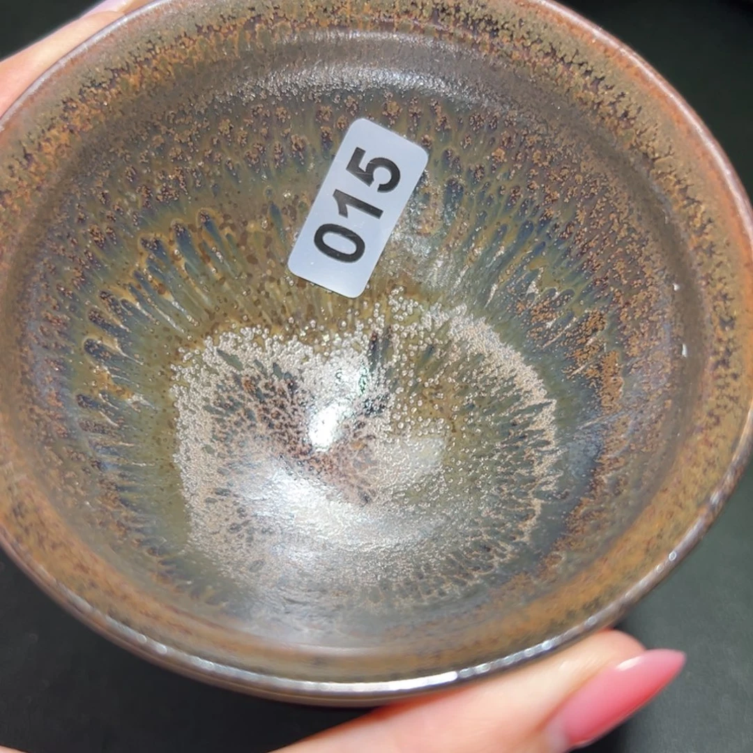 终***乾茶盏全手工原矿原釉建盏