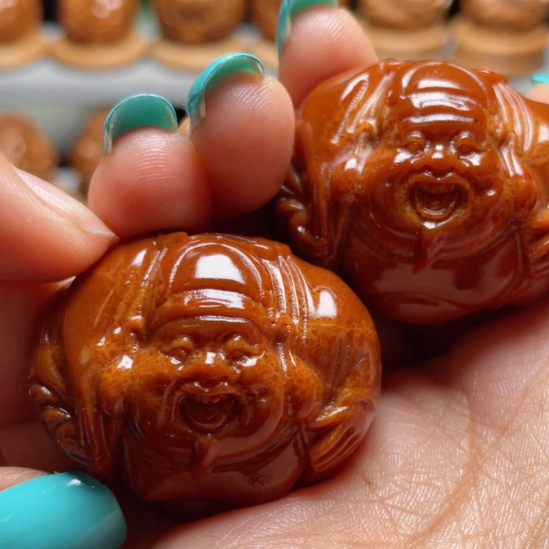 吊坠橄榄核横财手球3.3