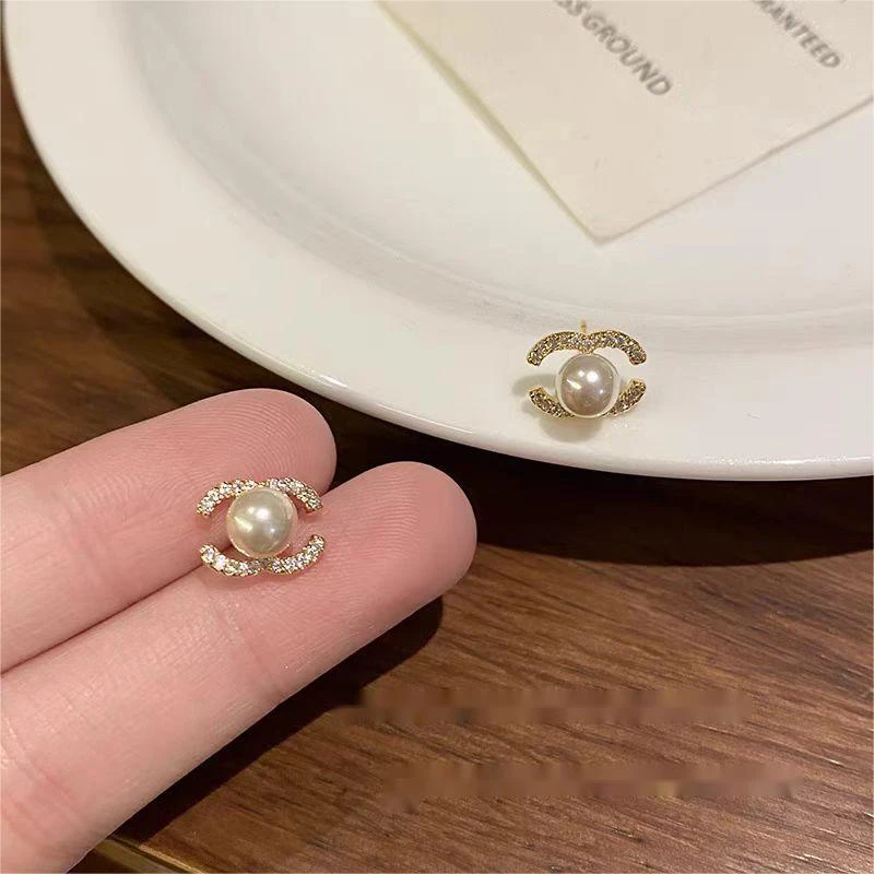 铜合金耳饰 A3147 法式小香风