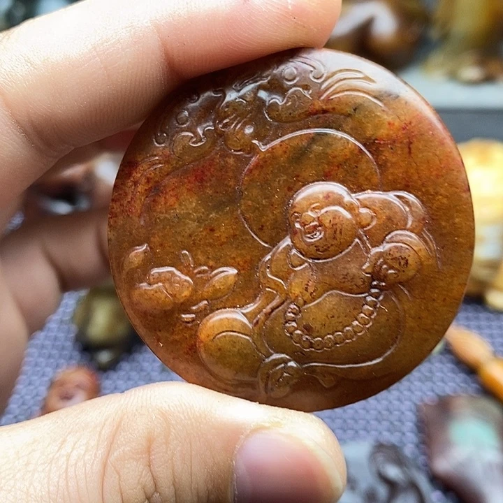 未镶嵌蛇纹石玉颈饰