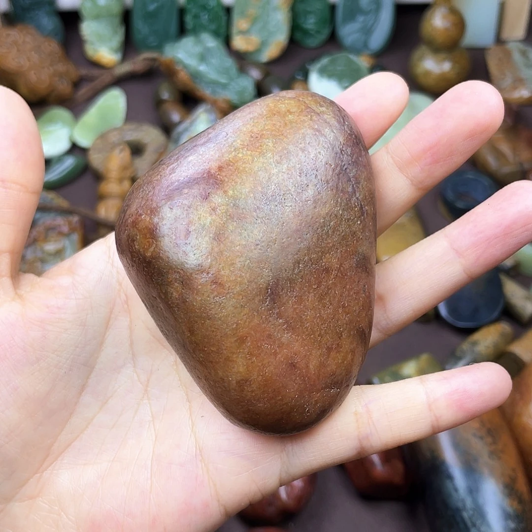 岫岩河磨玉（透闪石质玉）未镶嵌挂件
