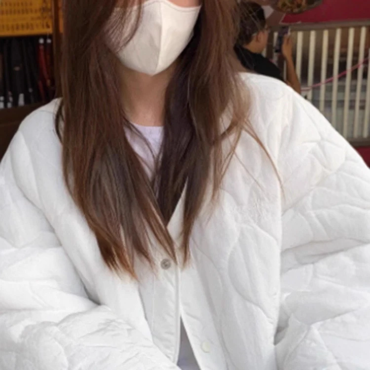 【全额运补】韩版黑色领棉衣棉服女冬季新款休韩女冬季加厚显瘦棉服