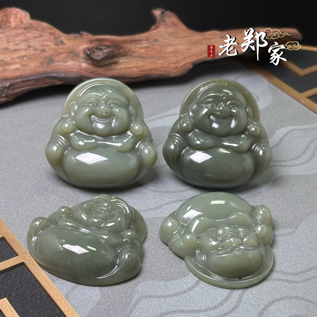 【老郑家】和田玉佛公挂件(多样性发一件) 228