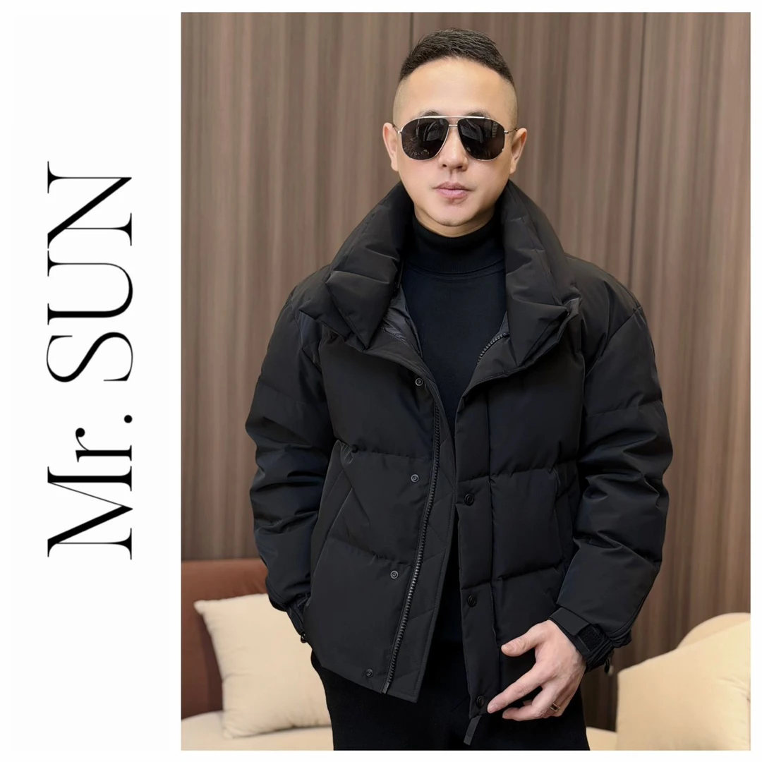 孙先生男装｜设计师款男款羽绒服立领飞行服羽绒服25017