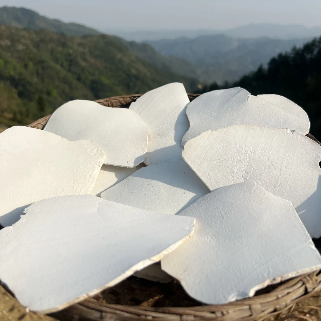 岳西茯苓【原切】正宗生切生晒深山茯苓薄片搭配山药芡实制作四物汤