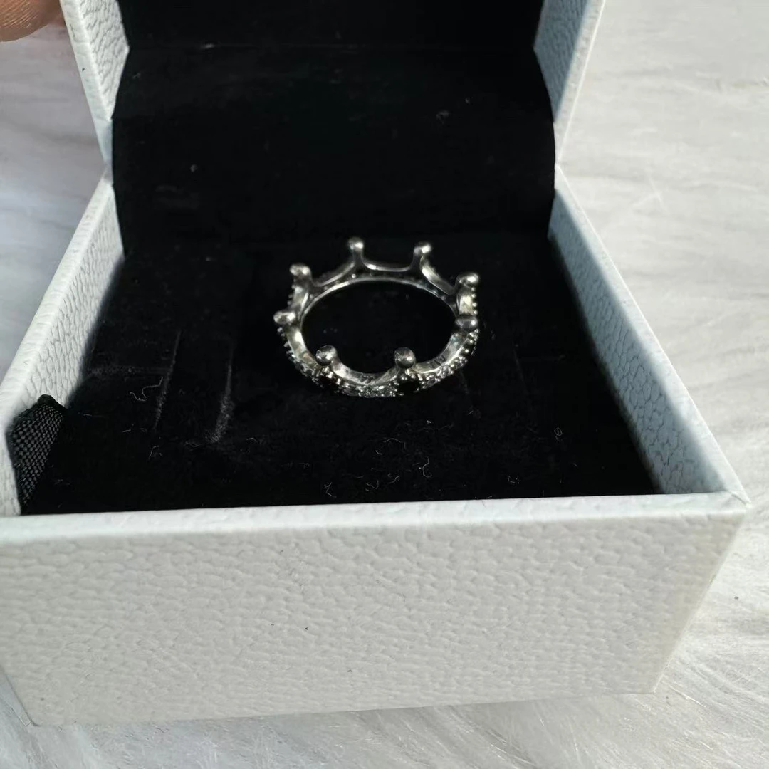 95新 PANDORA/潘多拉 潘多拉皇冠系列925银戒指