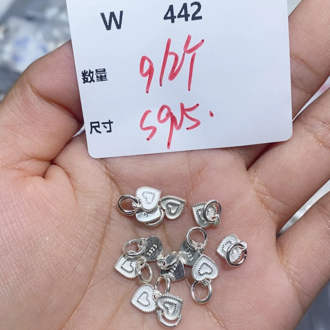 银S925镶嵌颈饰水晶W442