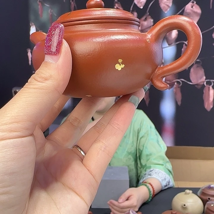 茶杯紫砂朱泥洒金仿古 150Cc