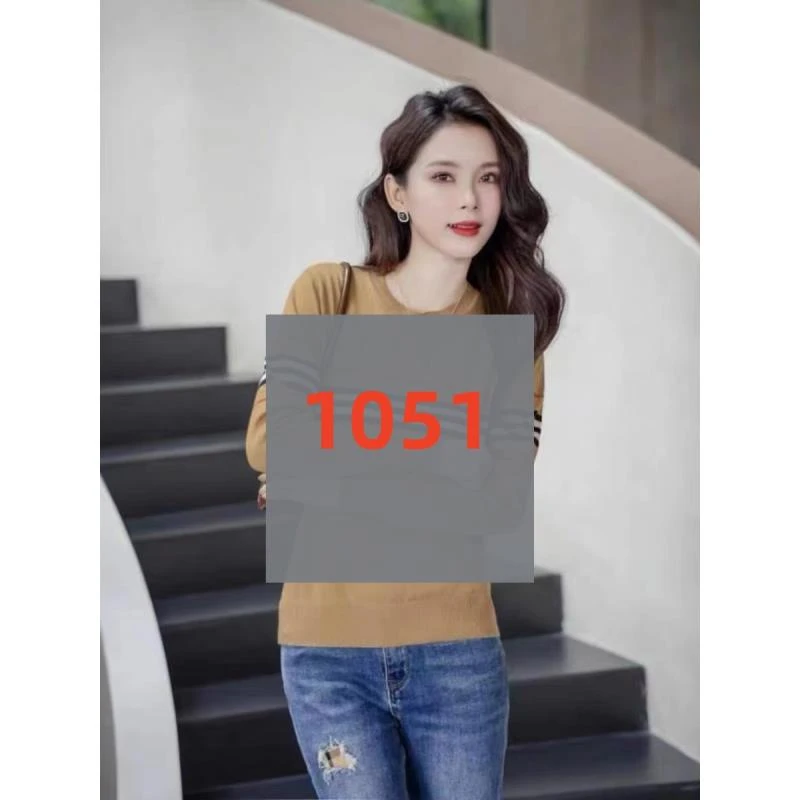 1051-秋冬设计师新款时尚洋气新款针织衫
