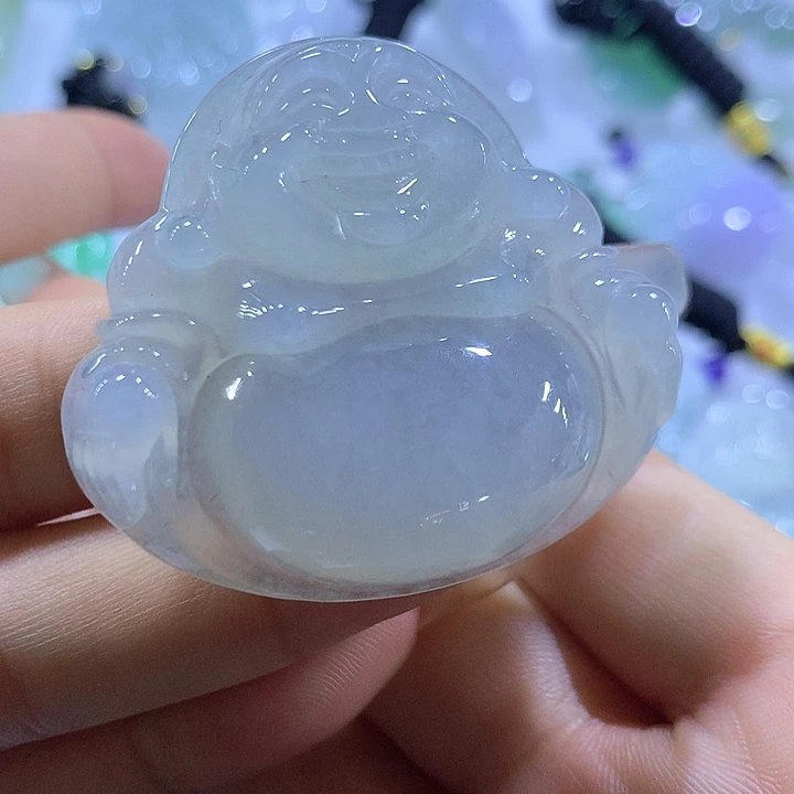 颈饰未镶嵌翡翠天然翡翠A货吊坠