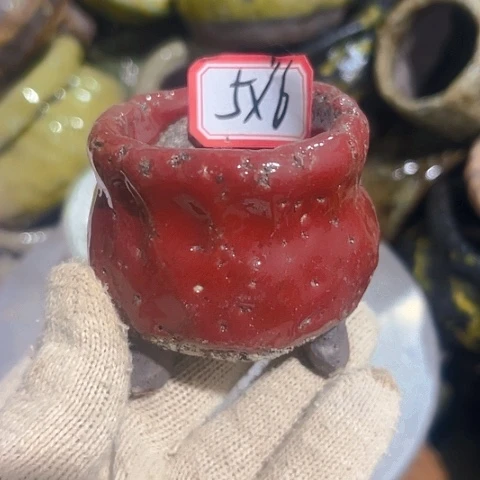 粗陶花盆手工花盆