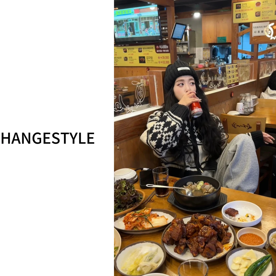 清仓~请叫我大韩《雪花》棒球领提花外套新款双面澳毛慵懒洋气开衫