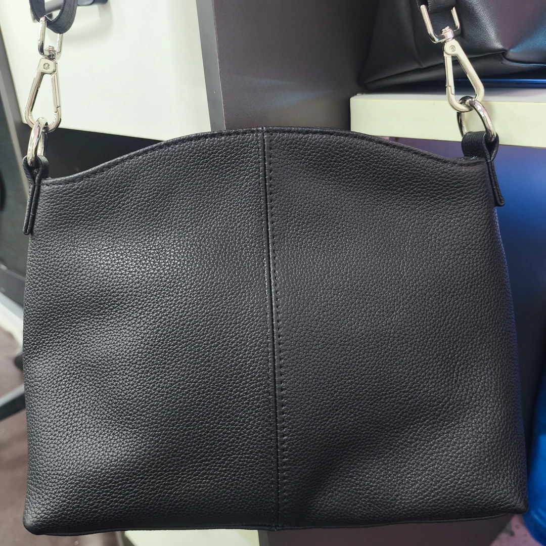 纯色女式单肩包拉链耐磨斜挎包经典斜跨包中号包