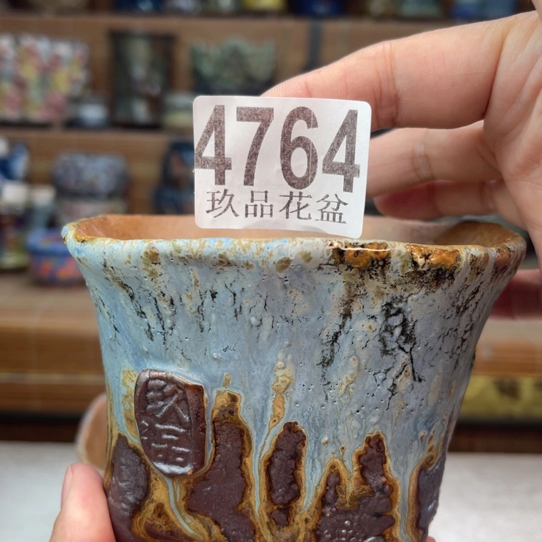 景德镇陶瓷手工花盆默认瑕疵