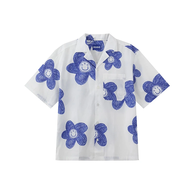 Hugo Boss雨果博斯【新品】男士HUGO系列宽松短袖休闲衬衫50534201