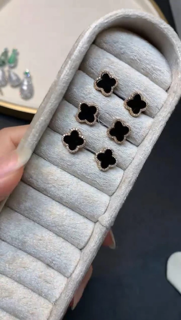 墨翠耳饰-18K金-多样性发一件-ZW129-JM|CMC4