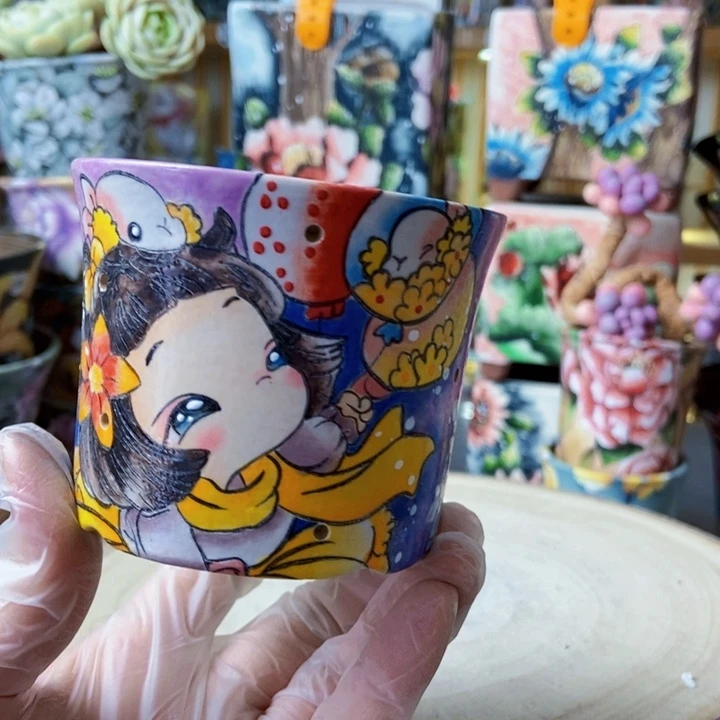 景德镇艺术手绘作品