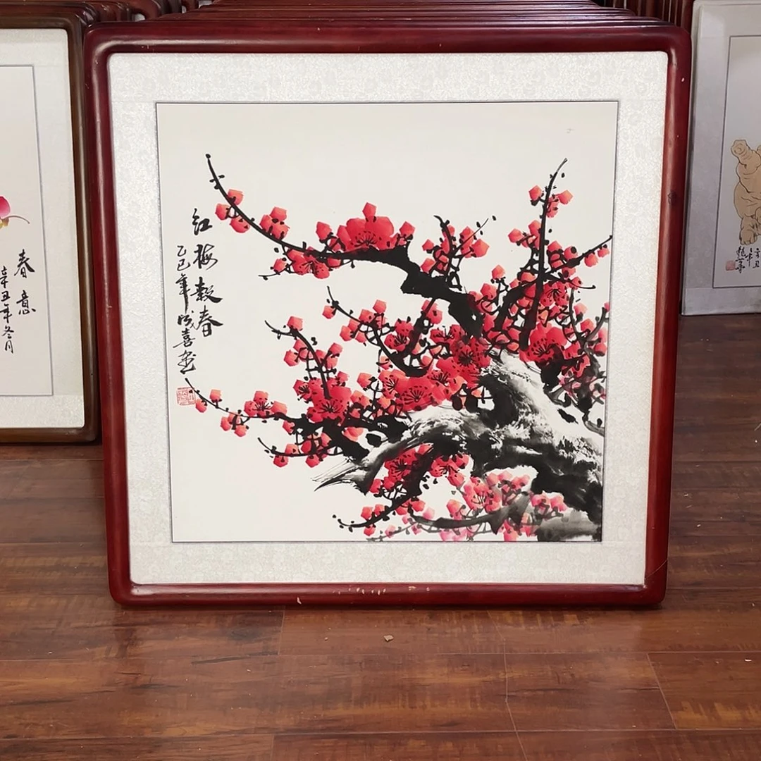 国画带框尺寸63*63厘米