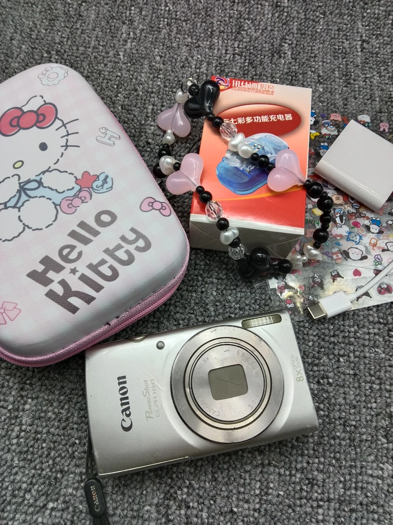 9新 Canon/佳能 佳能 ixus175/elph180 氛围感冷白皮相机