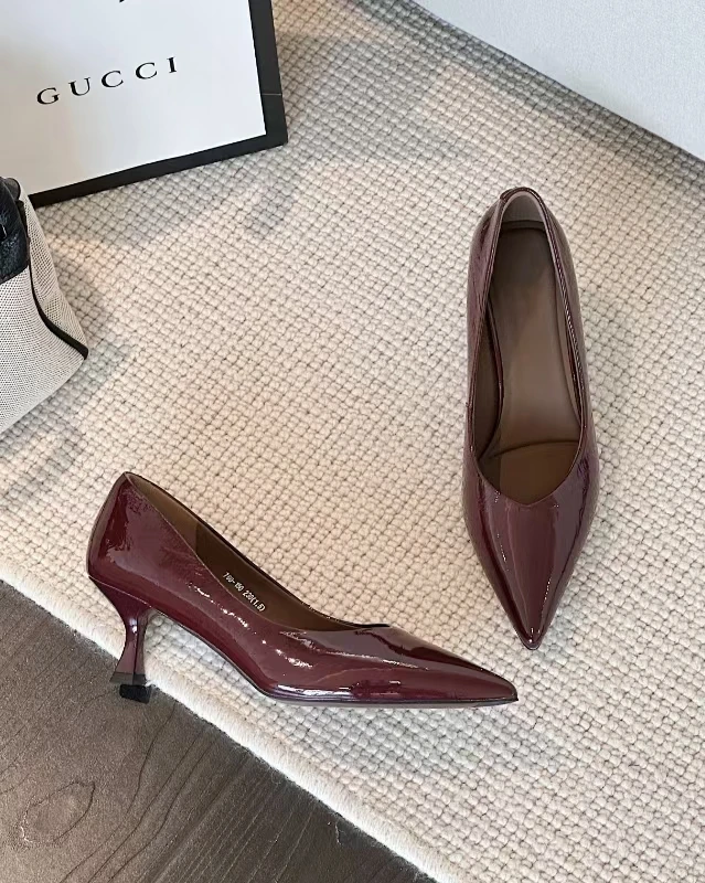 1220-22   女士百搭气质细跟高跟鞋   LBR  43057