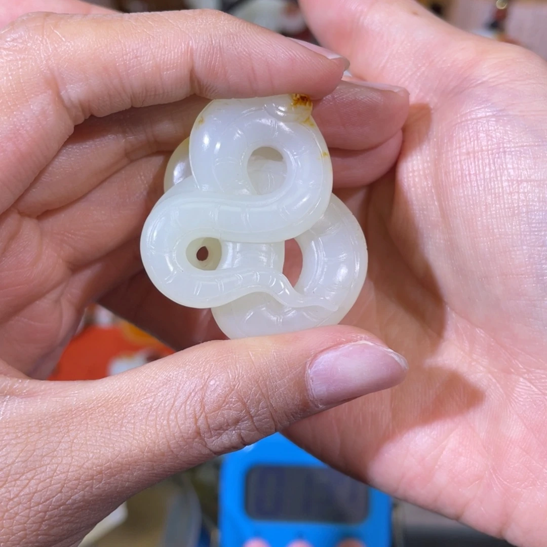 ****.和田玉未镶嵌挂件