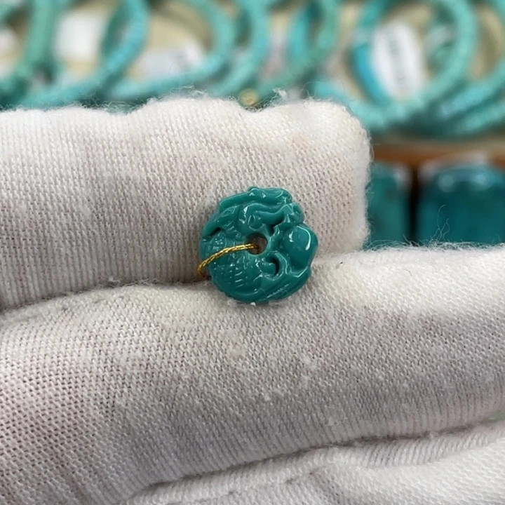 未镶嵌绿松石挂件