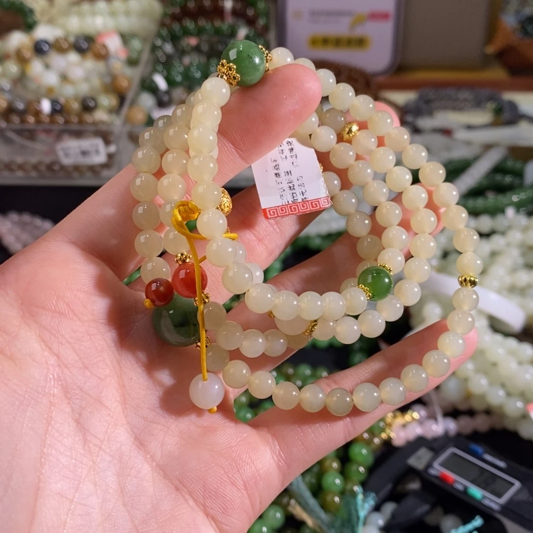 和田玉手链未镶嵌