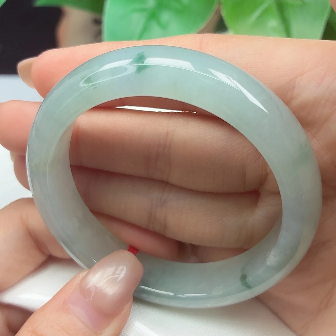 翡翠未镶嵌手镯正圈5号