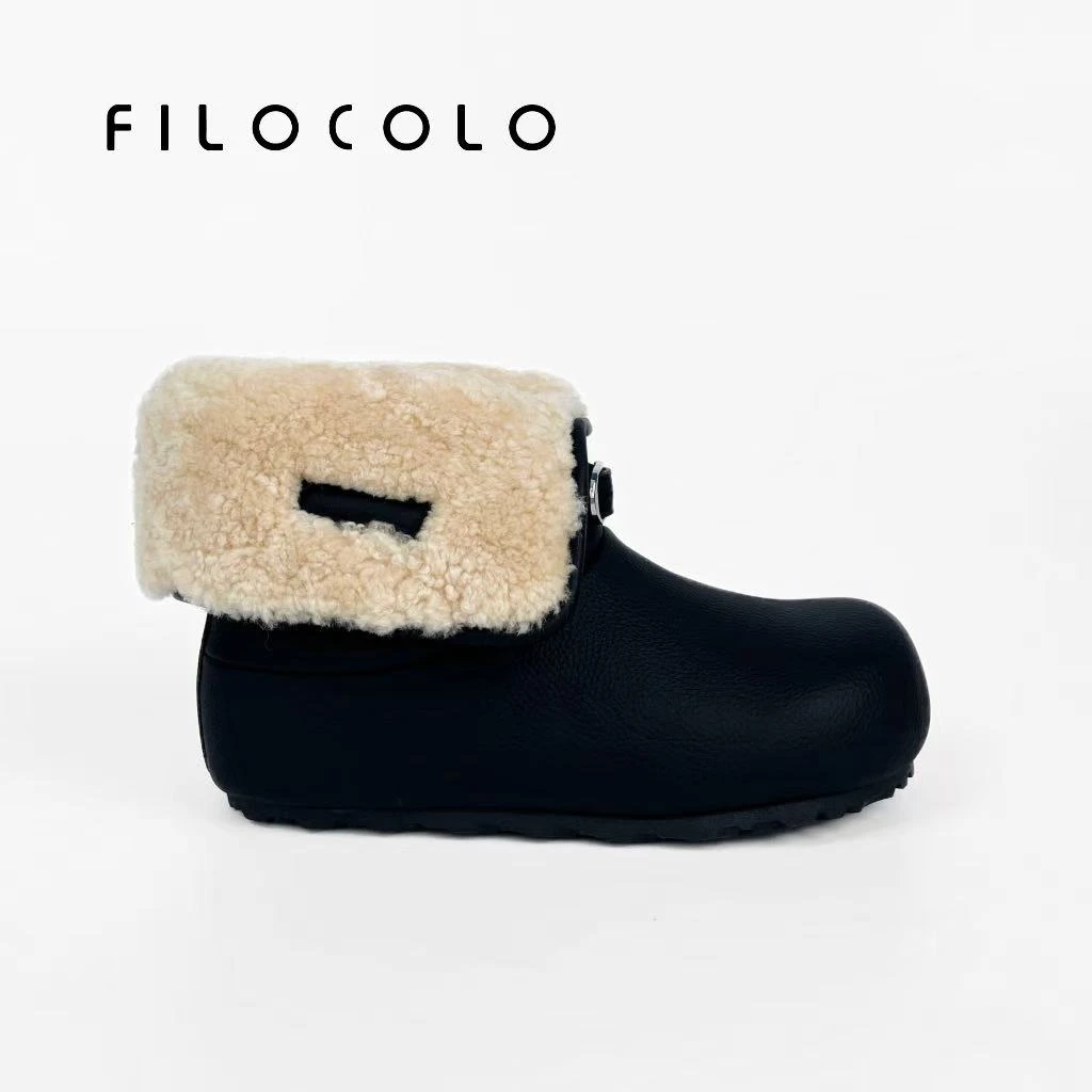 【杨】三十而履-加绒保暖保暖防水百搭时尚厚底雪地靴