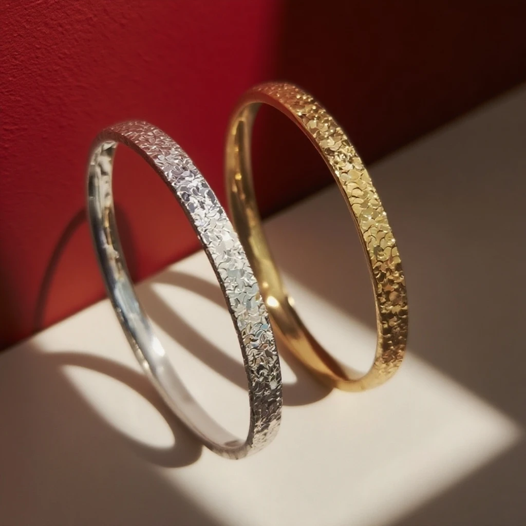 黄铜手镯 爆闪碎碎冰不掉色手镯满天星碎冰冰女高级时尚轻奢镯子