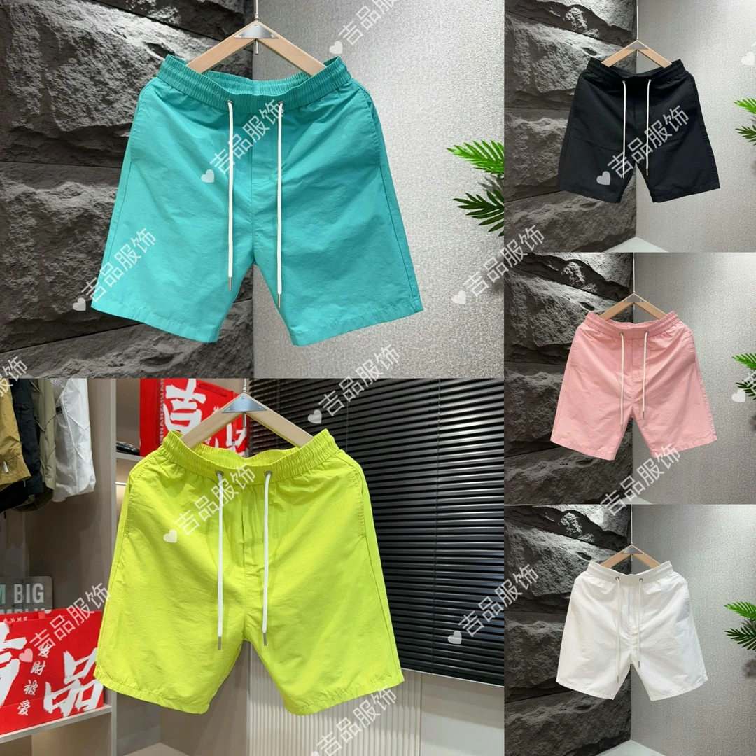 夏季男士休闲百搭简约时尚新款糖果色西装直筒短裤3303