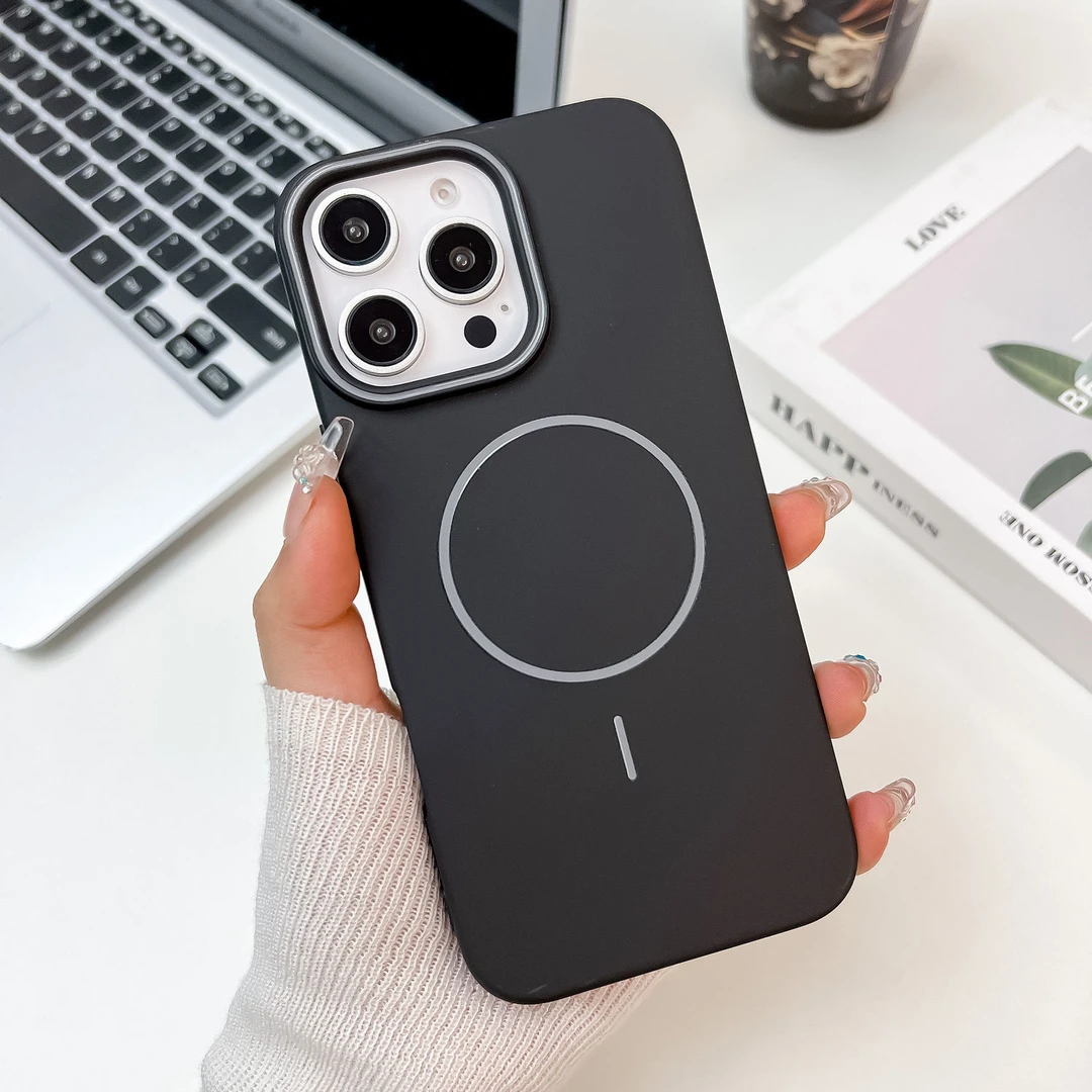 高级质感柔润磁吸适用iPhone16手机壳苹果15/14保护套13/12外壳11