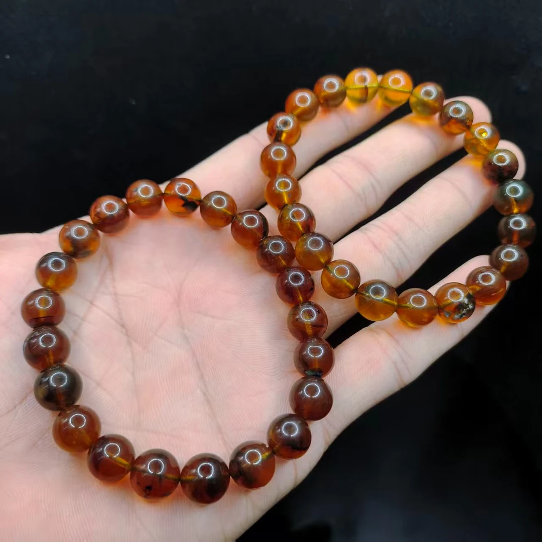 【康康严选】紫罗兰琥珀单圈手串GL【多样性发其一】约9mm+