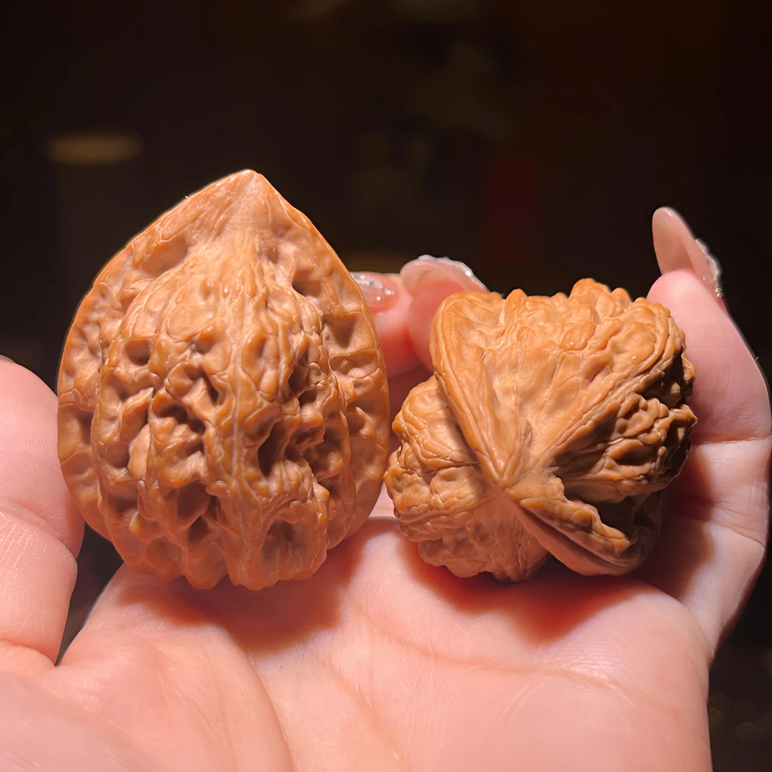 赤龙鸡心文玩核桃（25年新果）打底发货