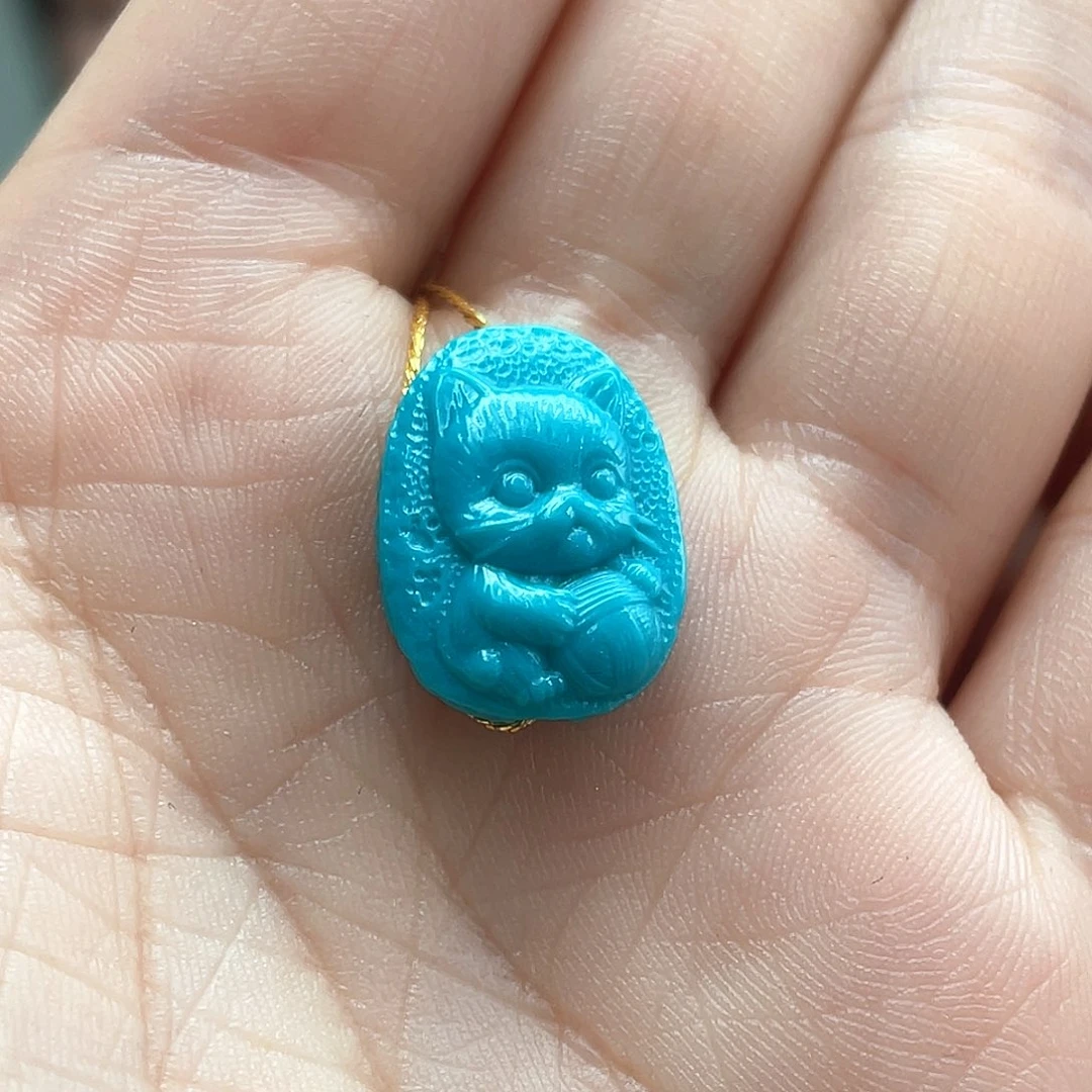 未镶嵌绿松石颈饰