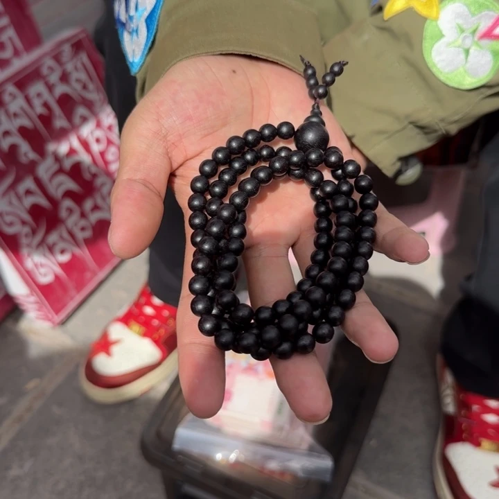 桑杰出品小元素配饰紫檀念珠